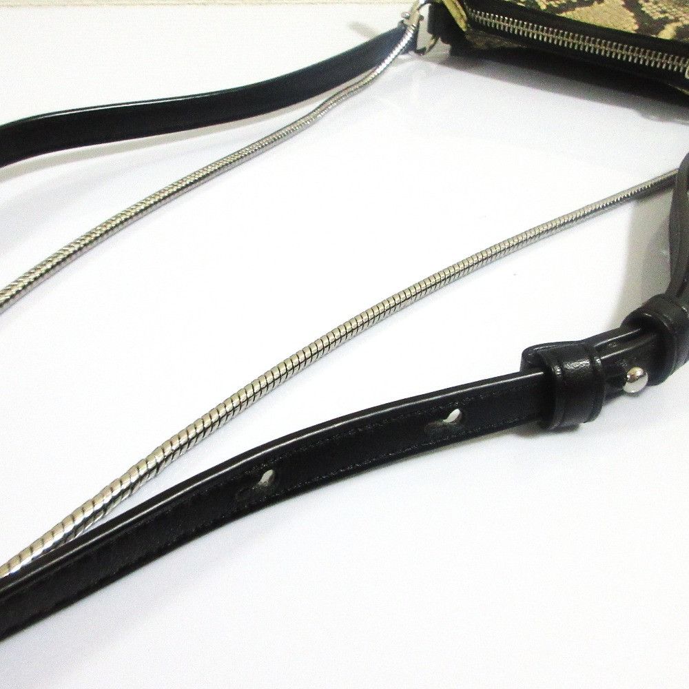 Other Other All Saints SLIVER MINI RND XBODY Python Embossed Shoulder Bag Leather Crossbody Bag DUTY FREE for USA Size ONE SIZE - 8 Thumbnail