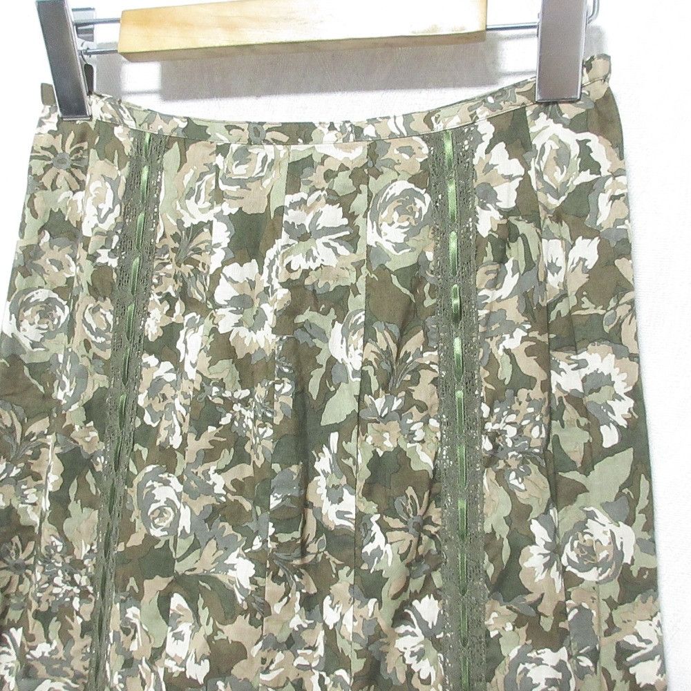 Other Other PINK HOUSE Flower Print Long Mermaid Skirt Cotton Skirts DUTY FREE for USA Size ONE SIZE - 3 Thumbnail
