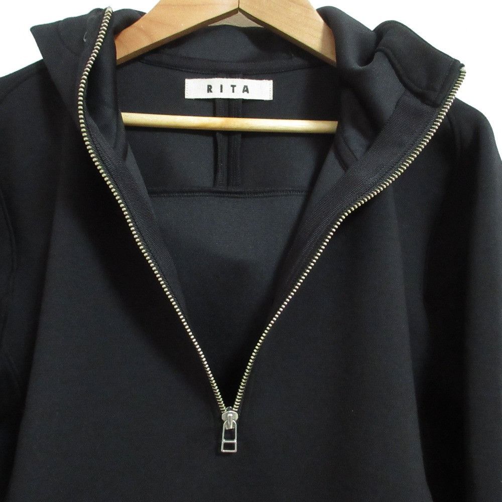 Other Other RITA JEANS TOKYO BONDING HALF ZIP HOODIE Hoodie Cotton Sweatshirts & Hoodies DUTY FREE for USA Size ONE SIZE - 4 Thumbnail