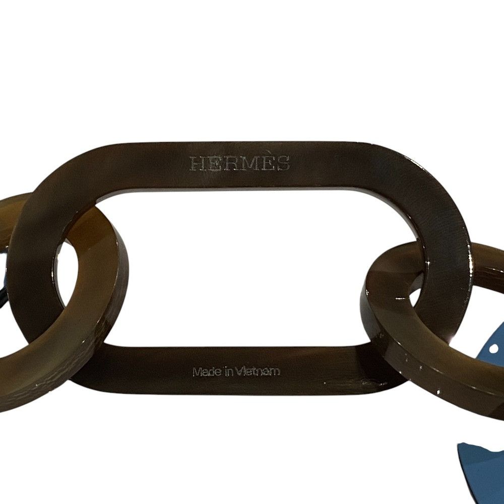 Hermes Hermes Hermes Variations Buffalo Horn Long Necklace Natural Material Necklace DUTY FREE for USA Size ONE SIZE - 3 Thumbnail