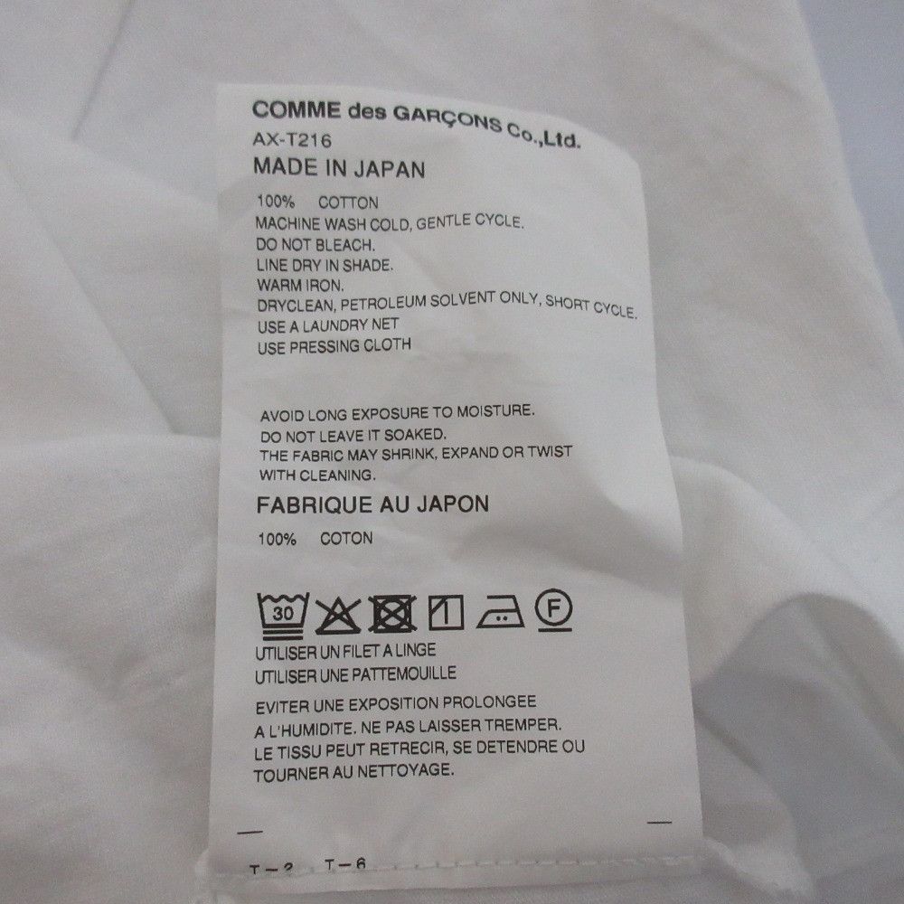 Other Other PLAY COMME des GARCONS Heart Patch T-shirt Cotton T-Shirts AX-T216 DUTY FREE for USA Size ONE SIZE - 9 Thumbnail