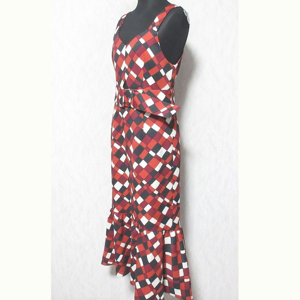 Other Other GRACE CONTINENTAL Check Print Dress Cotton Dresses 0122431029 DUTY FREE for USA Size ONE SIZE - 3 Thumbnail
