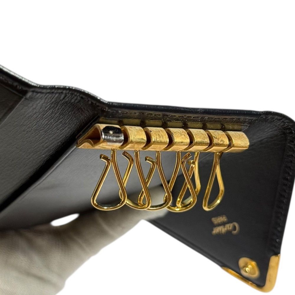 Cartier Cartier Cartier Sapphire Line Key Case Leather Key case DUTY FREE for USA Size ONE SIZE - 7 Thumbnail