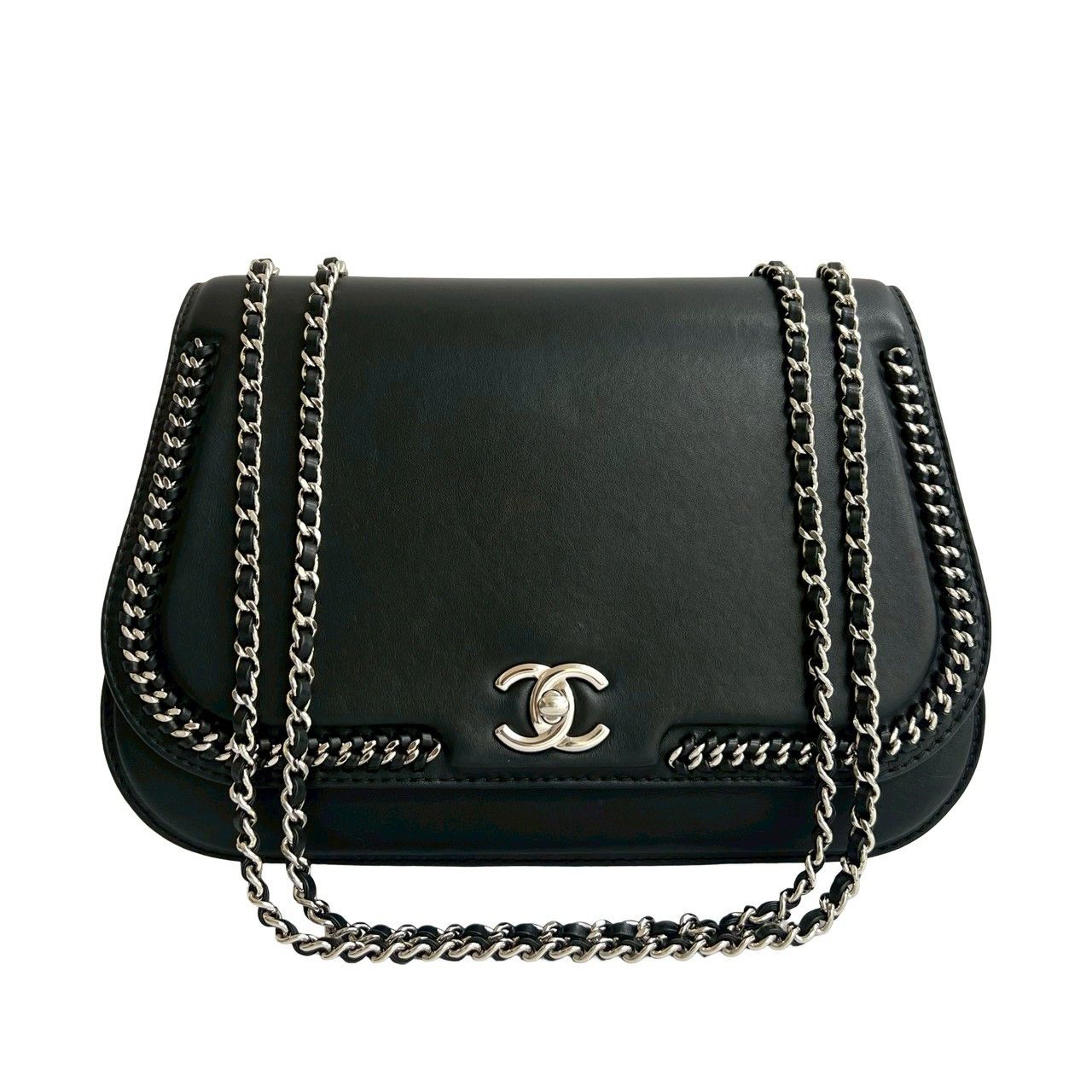 Chanel Chanel Chanel Coco Mark Leather Shoulder Bag Leather Shoulder Bag DUTY FREE for USA Size ONE SIZE - 2 Thumbnail