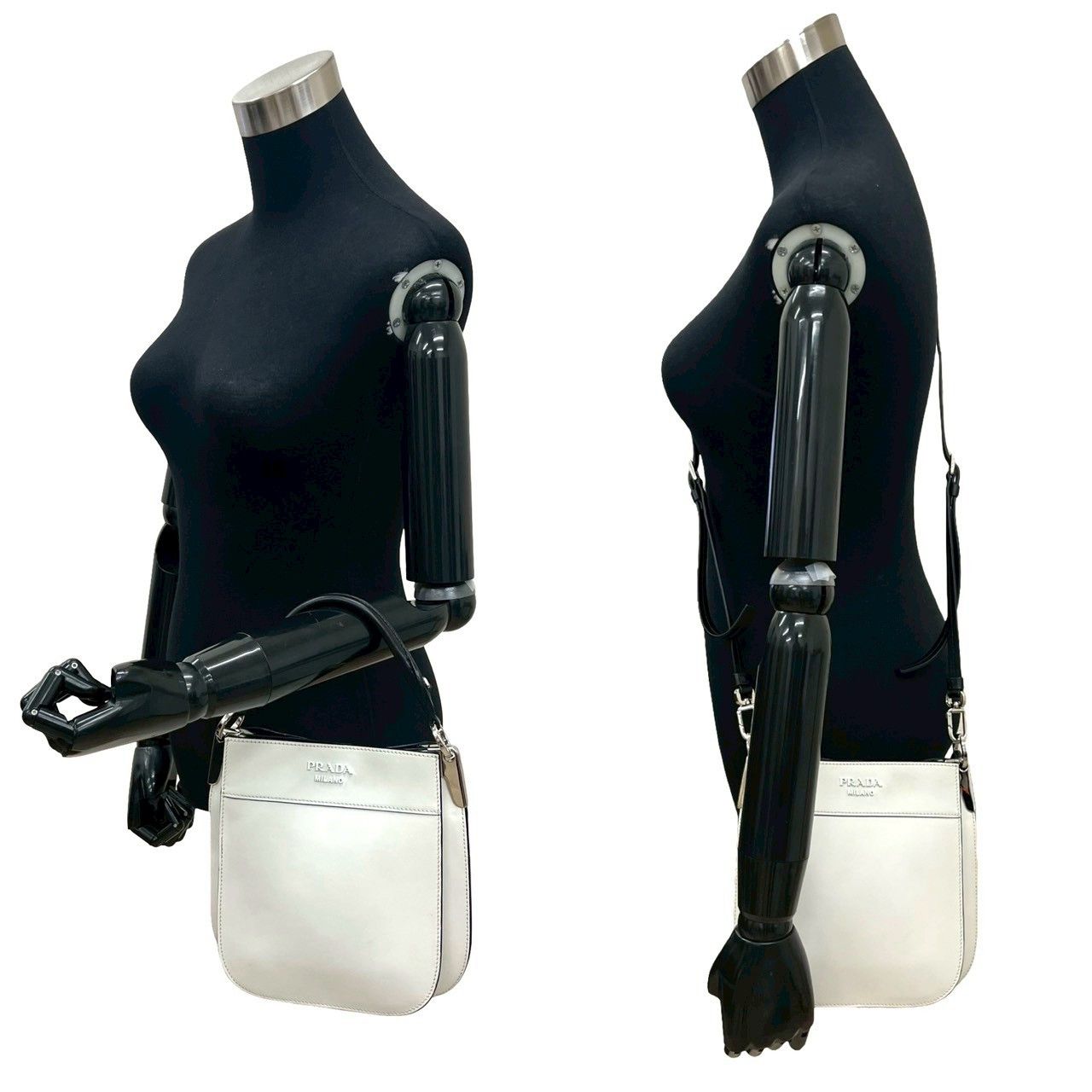 Prada Prada Prada Magit Leather 2way Handbag Leather Shoulder Bag DUTY FREE for USA Size ONE SIZE - 3 Thumbnail
