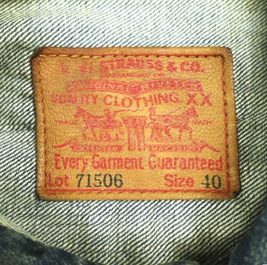 Other Other Levi's 71506 XX Denim Jacket Cotton Outerwear 71506 DUTY FREE for USA Size ONE SIZE - 3 Thumbnail