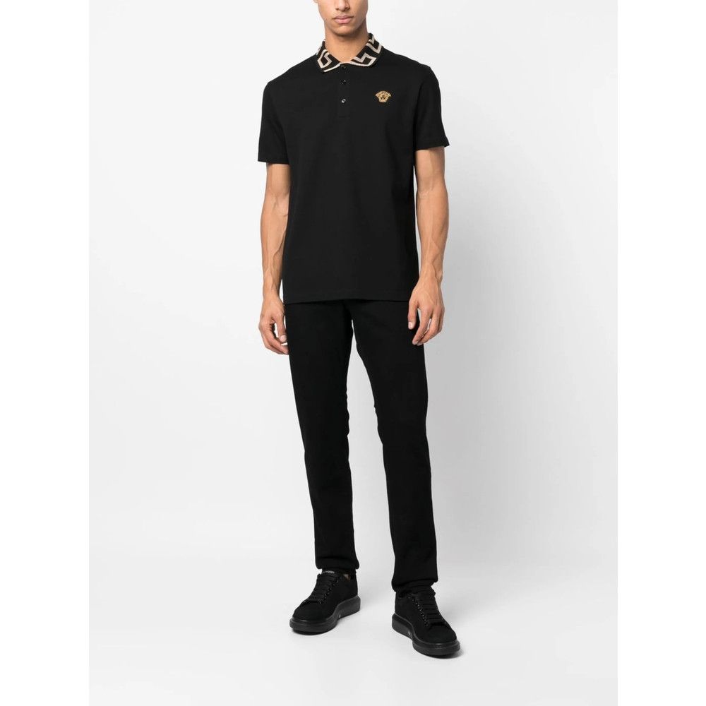 Versace Versace BLACK Polo Shirts Size US XL / EU 56 / 4 - 4 Thumbnail