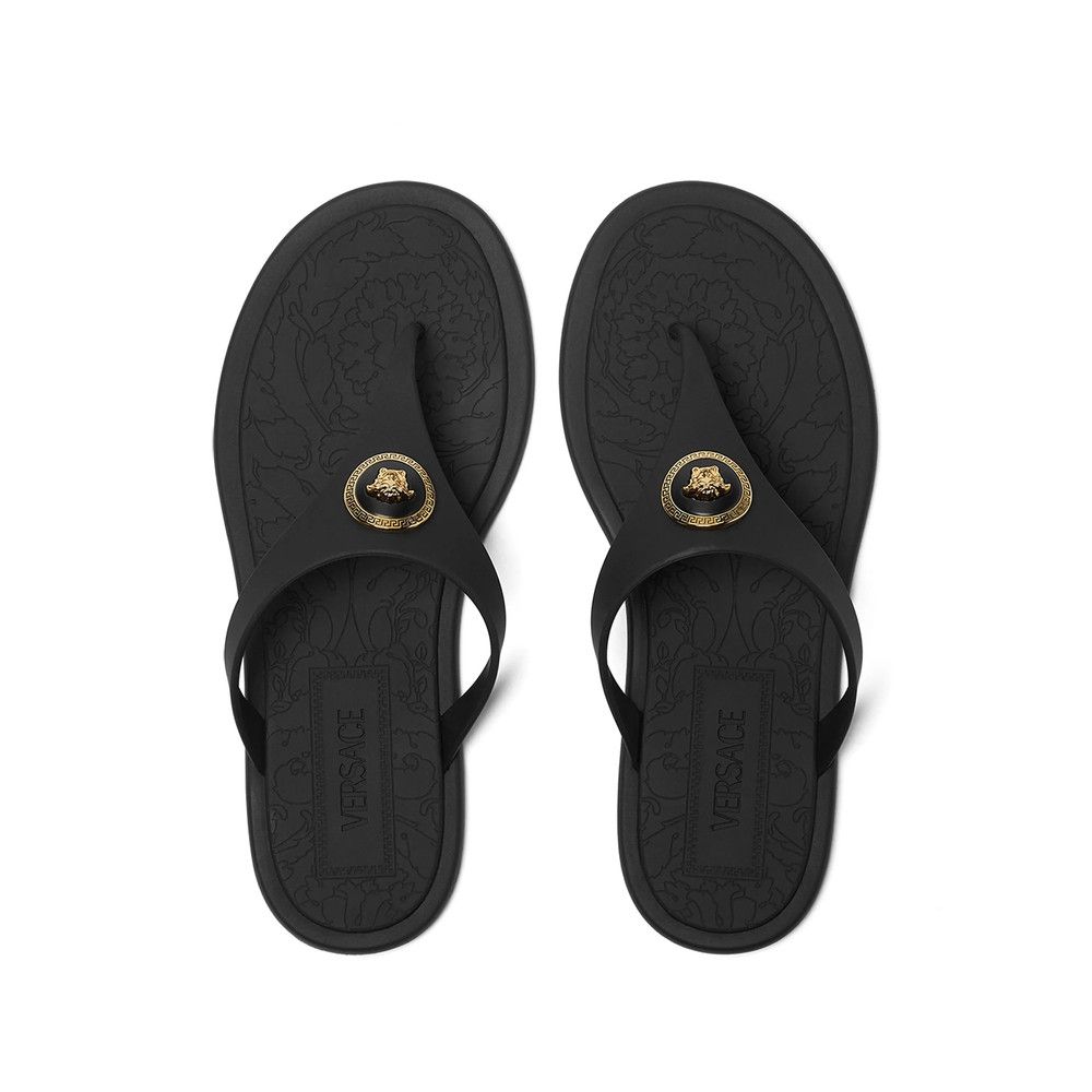 Versace Versace BLACK Flip-Flops & Slides Size US 6 / IT 36 - 3 Thumbnail