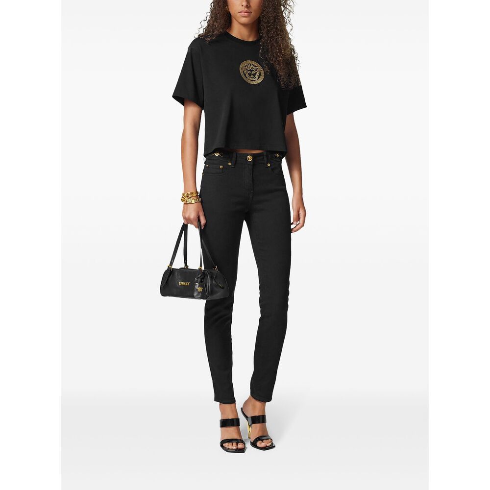 Versace Versace BLACK Shoulder Bags Size ONE SIZE - 5 Thumbnail