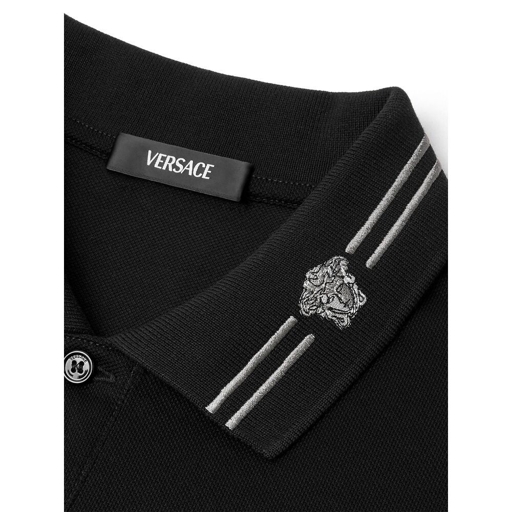 Versace Versace BLACK Polo Shirts Size US XXL / EU 58 / 5 - 2 Thumbnail