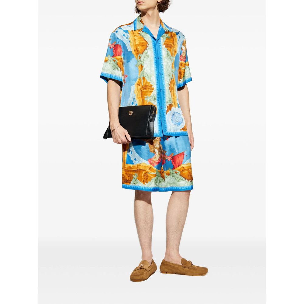 Versace Versace BLUE Shirts Size US M / EU 48-50 / 2 - 5 Thumbnail