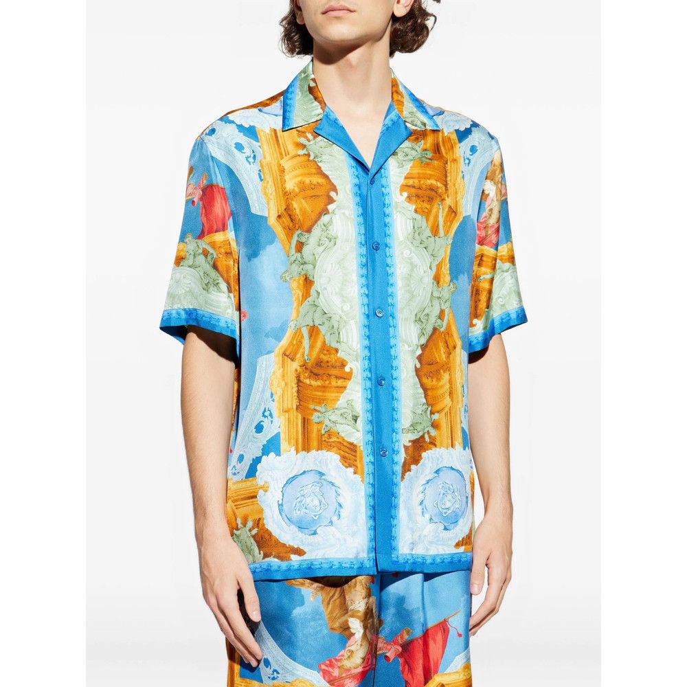 Versace Versace BLUE Shirts Size US M / EU 48-50 / 2 - 4 Thumbnail