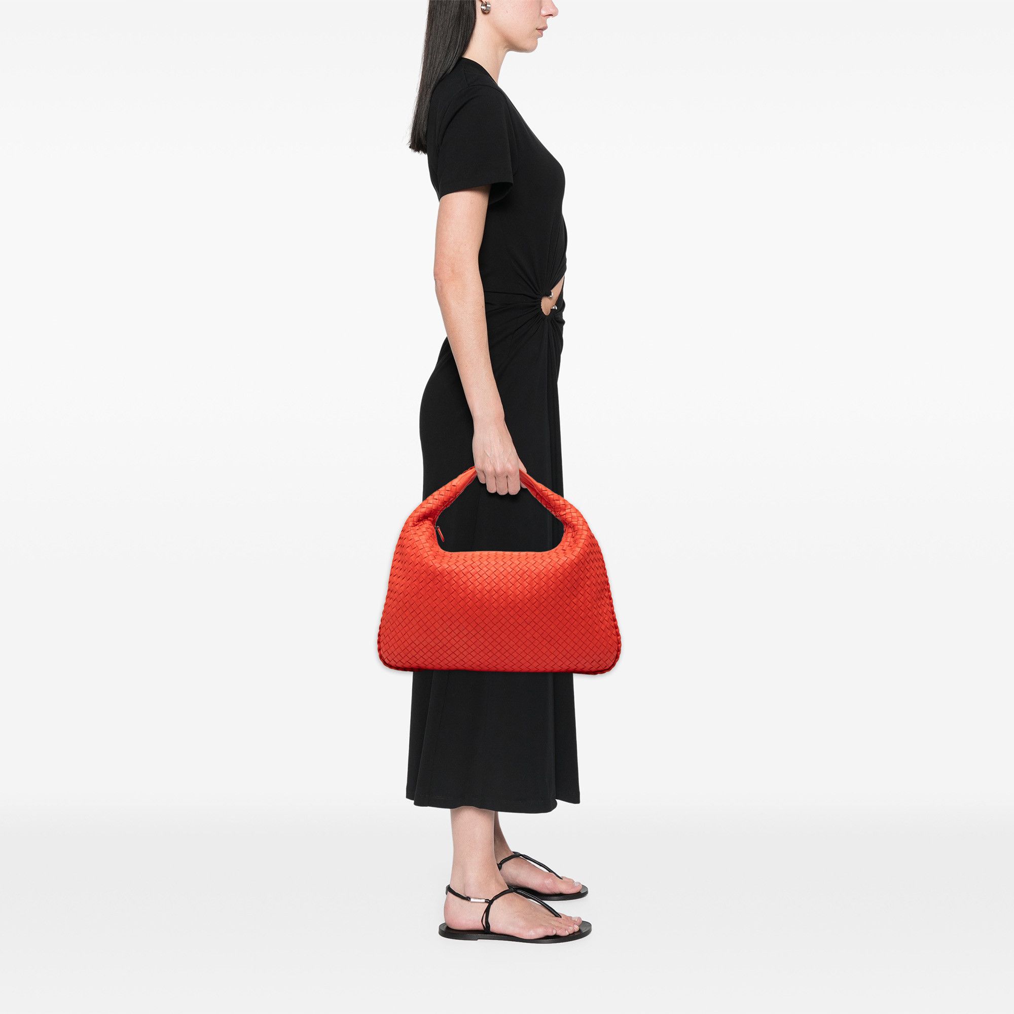 Bottega Veneta Bottega Veneta Medium Nappa Intrecciato Veneta Hobo Size ONE SIZE - 8 Thumbnail