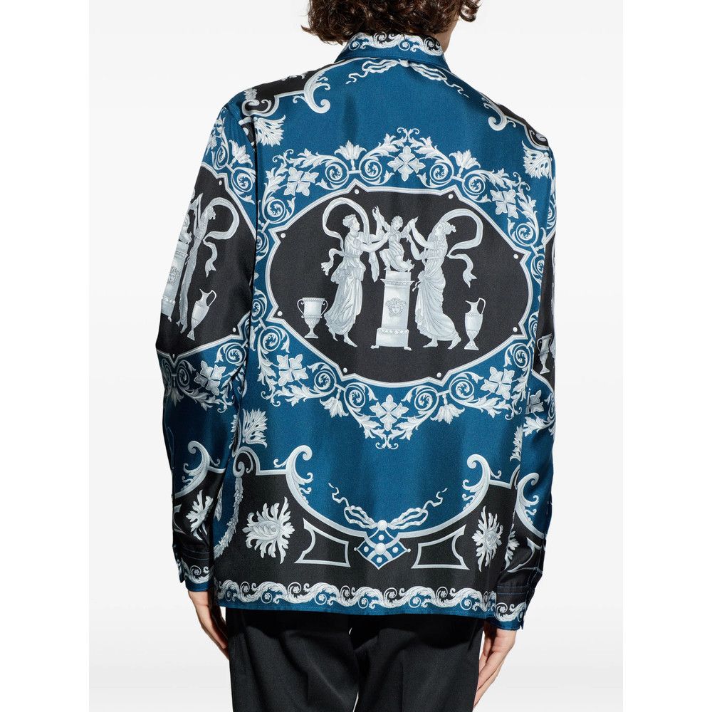 Versace Versace BLUE Shirts Size US XL / EU 56 / 4 - 4 Thumbnail
