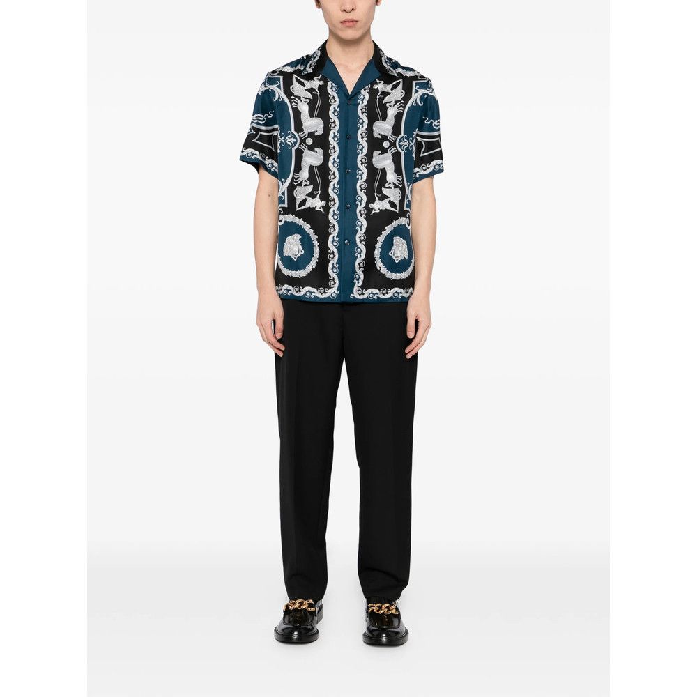Versace Versace BLUE Shirts Size US M / EU 48-50 / 2 - 5 Thumbnail