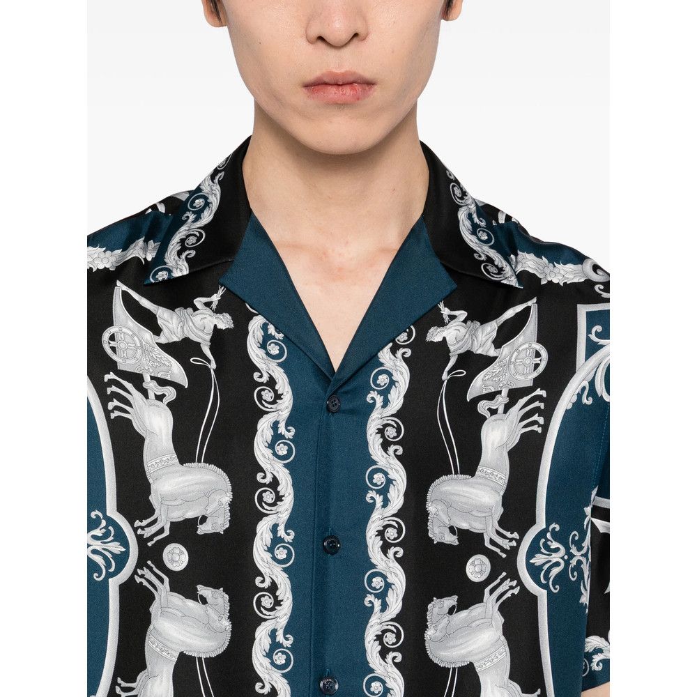 Versace Versace BLUE Shirts Size US M / EU 48-50 / 2 - 3 Thumbnail