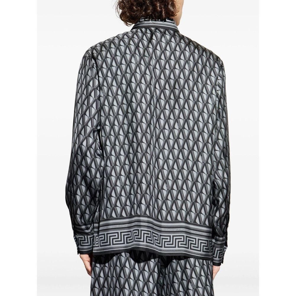 Versace Versace GREY Shirts Size US L / EU 52-54 / 3 - 4 Thumbnail