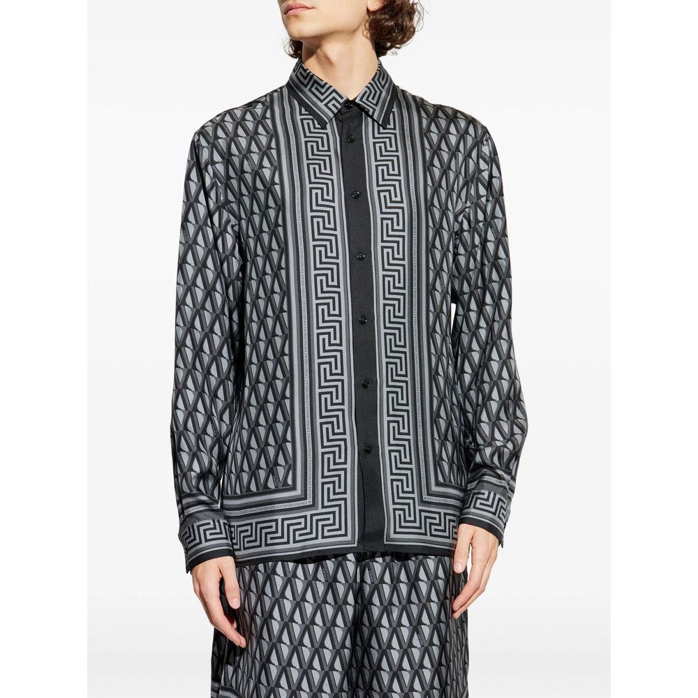 Versace Versace GREY Shirts Size US L / EU 52-54 / 3 - 2 Thumbnail