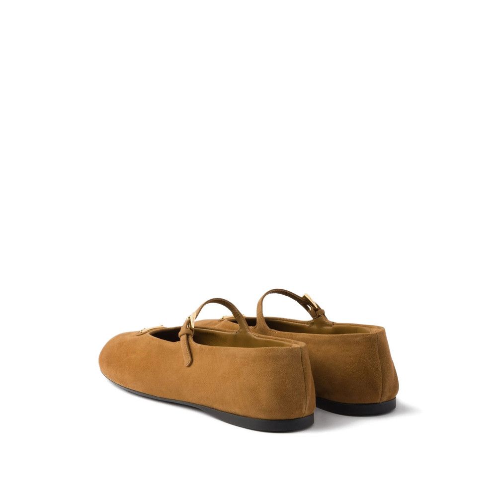 Prada Prada BROWN Ballet Flats Size US 8 / IT 38 - 2 Thumbnail