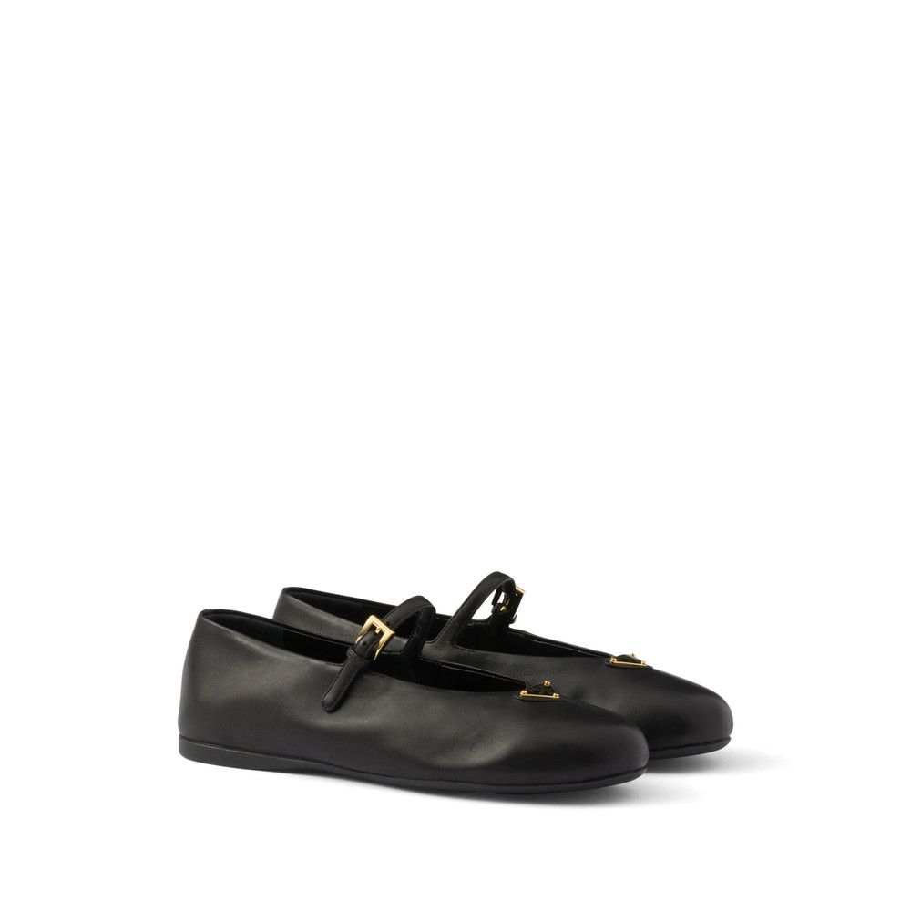 Prada Prada BLACK Ballet Flats Size US 10 / IT 40 - 4 Thumbnail