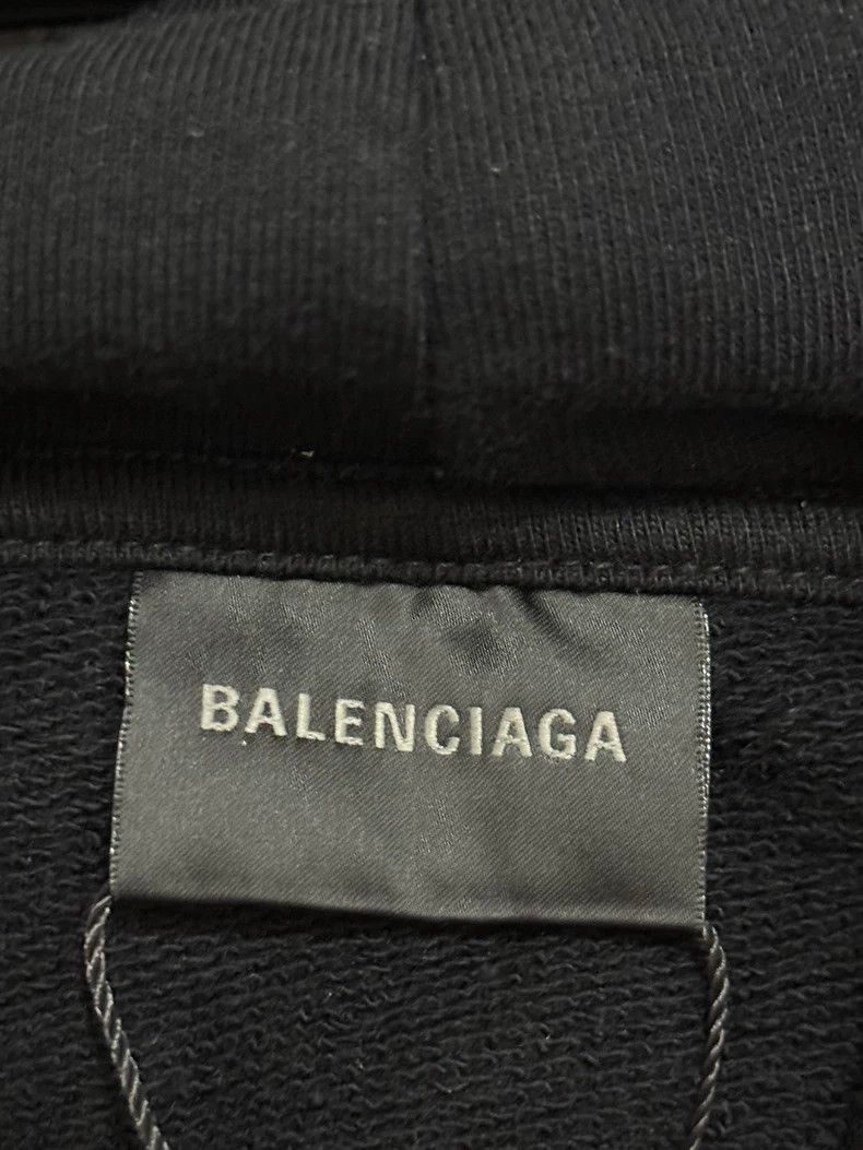Balenciaga Balenciaga Graffiti Logo Hoodie Black XS Size US XS / EU 42 / 0 - 3 Thumbnail
