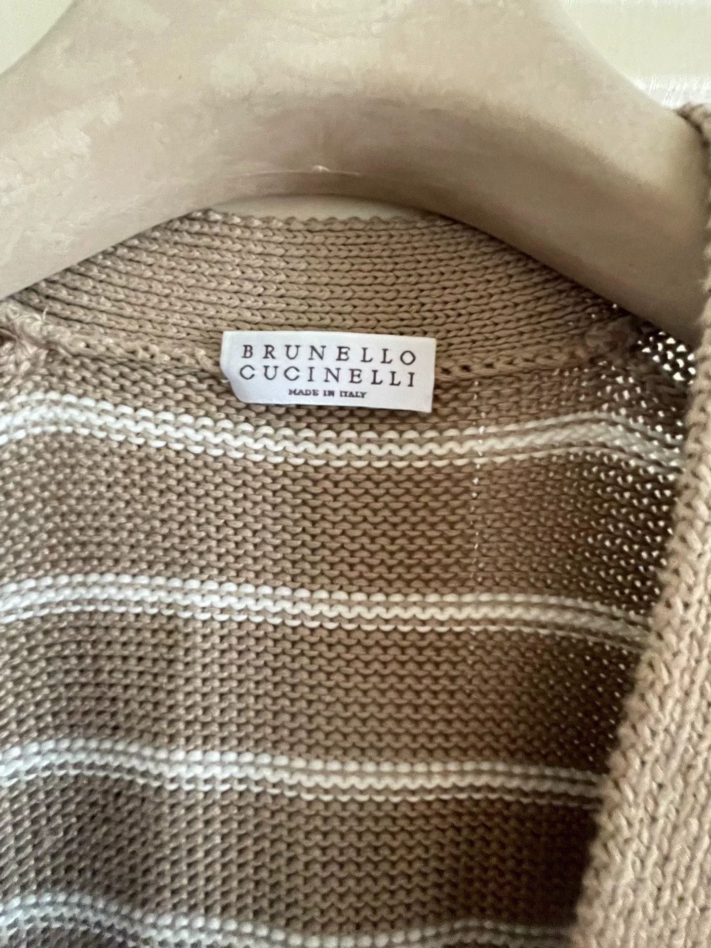 Brunello Cucinelli Brunello Cucinelli Striped Beaded Vest Size US M / EU 48-50 / 2 - 4 Thumbnail