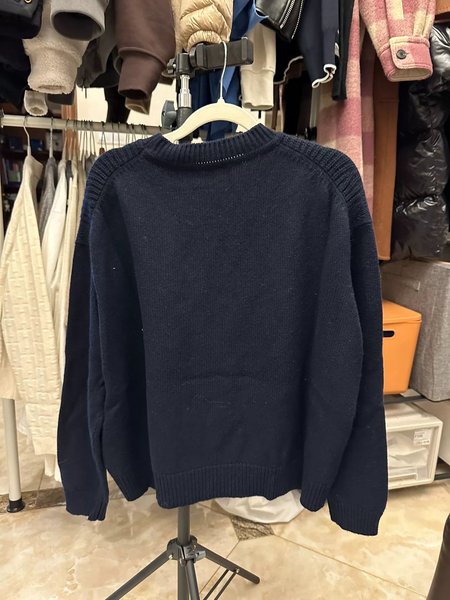 Hermes Hermes Navy Cashmere Knit Sweater 38 Size US S / EU 44-46 / 1 - 2 Thumbnail