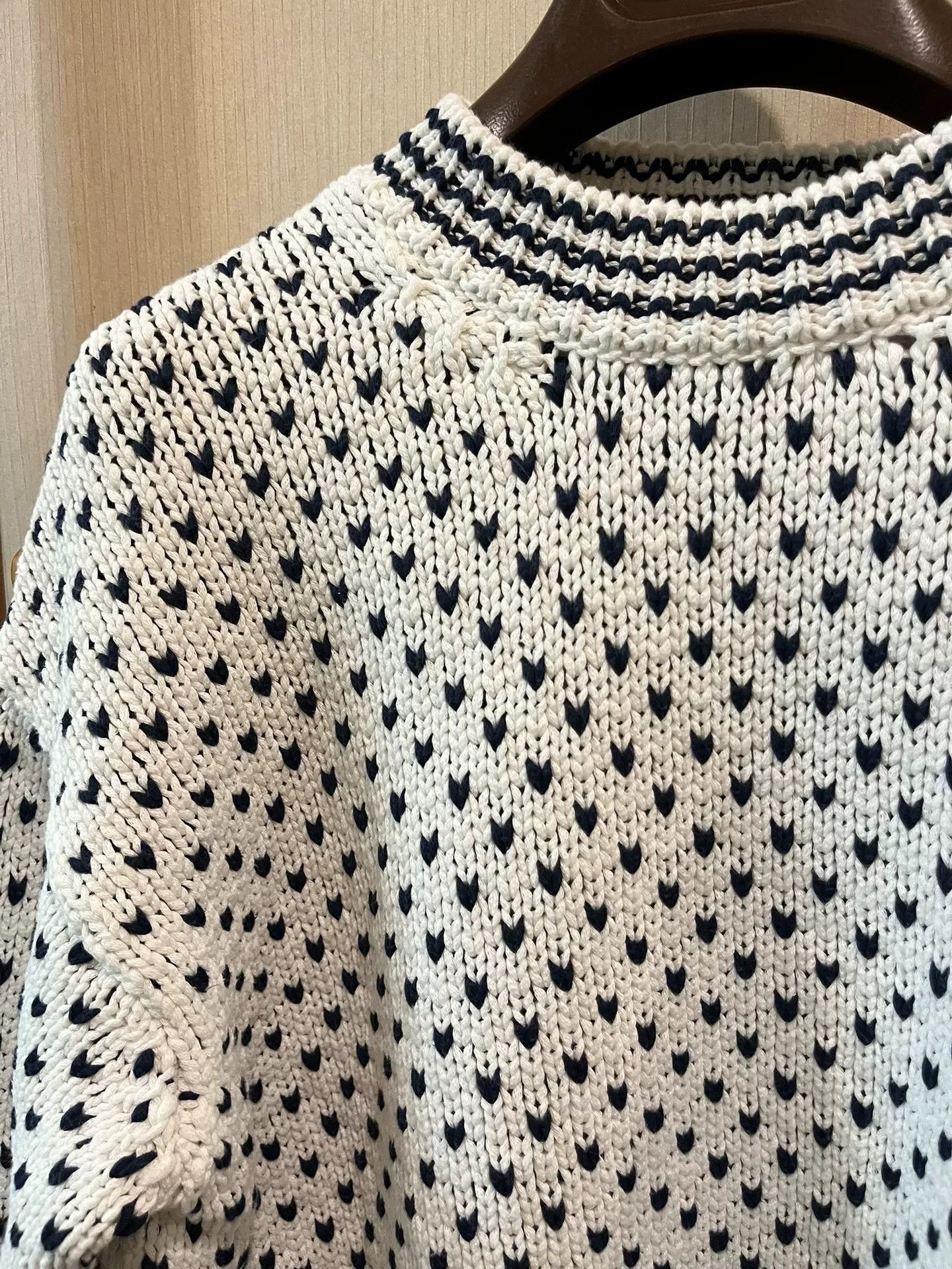 Loro Piana Loro Piana White Heart Knit Sweater Size US M / EU 48-50 / 2 - 2 Thumbnail