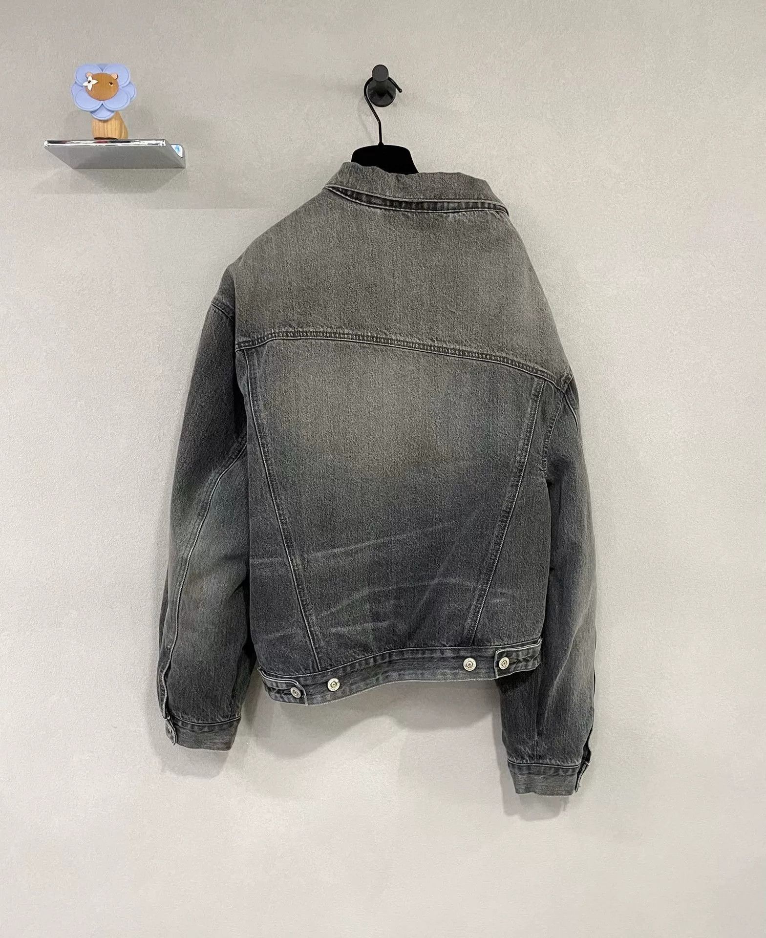 Balenciaga Balenciaga Irregular Denim Jacket Size US XS / EU 42 / 0 - 2 Thumbnail