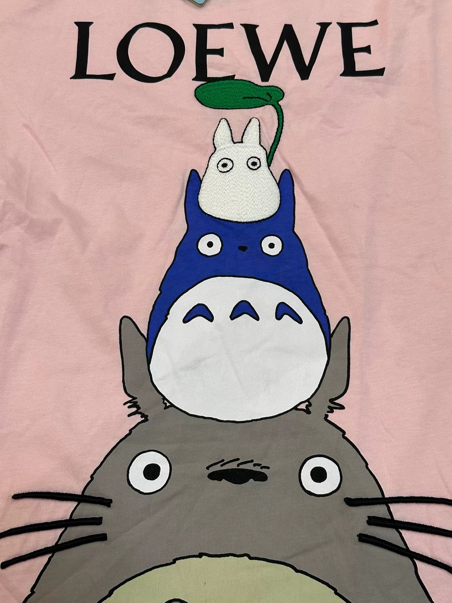 Loewe LOEWE x My Neighbor Totoro Pink T-shirt Size US S / EU 44-46 / 1 - 2 Thumbnail