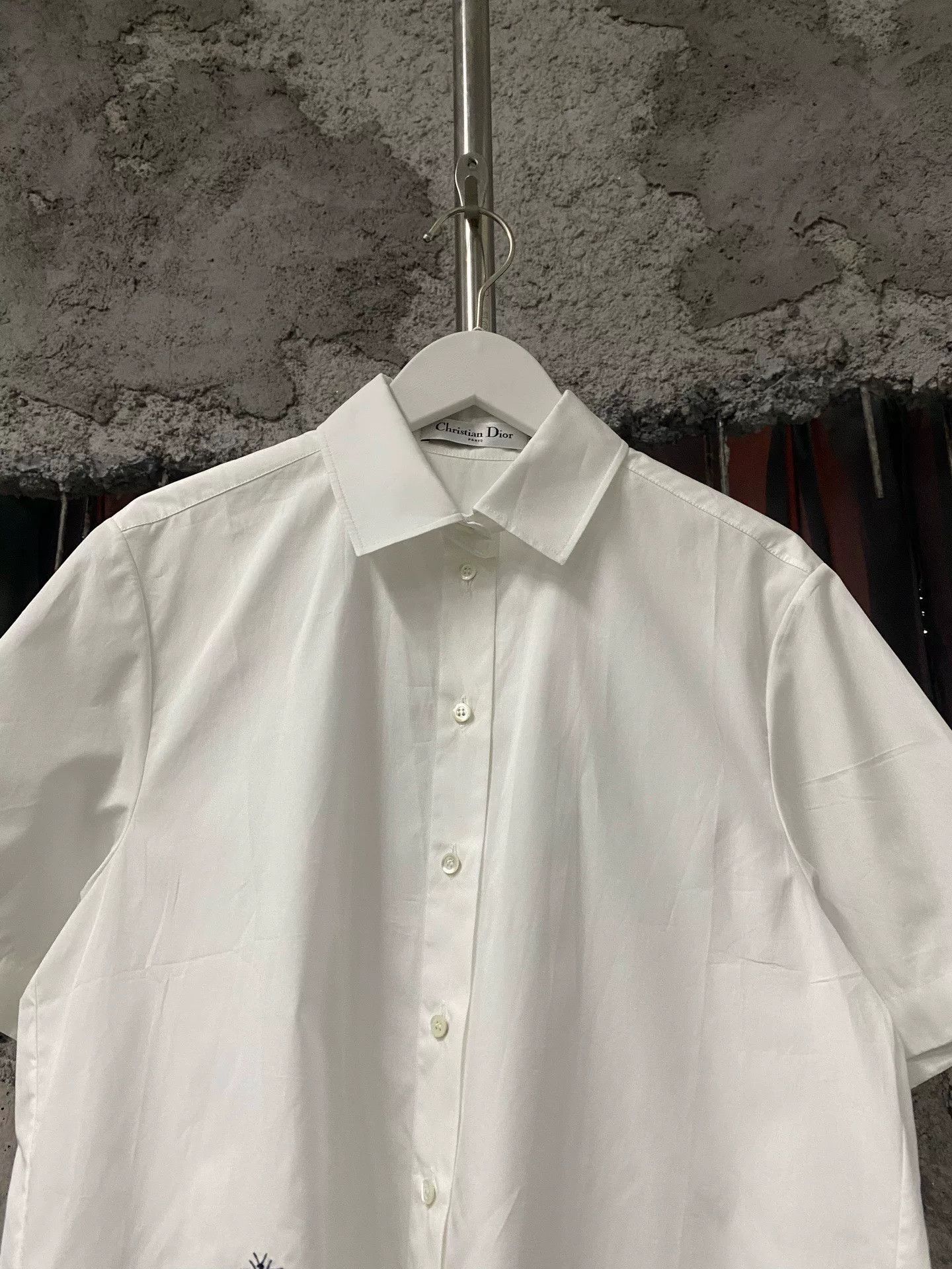 Dior Dior Embroidered Bee Short Sleeve Shirt Size US M / EU 48-50 / 2 - 3 Thumbnail