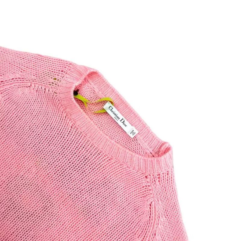 Dior pink cashmere sweater by Dior Size US S / EU 44-46 / 1 - 3 Thumbnail
