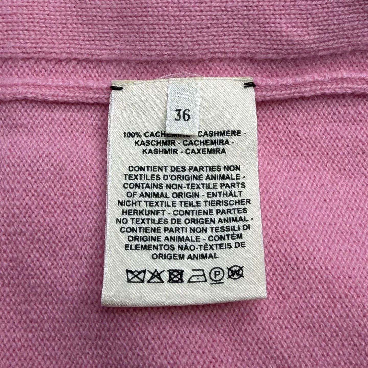 Hermes pink cashmere long cardigan by hermes Size US S / EU 44-46 / 1 - 6 Thumbnail