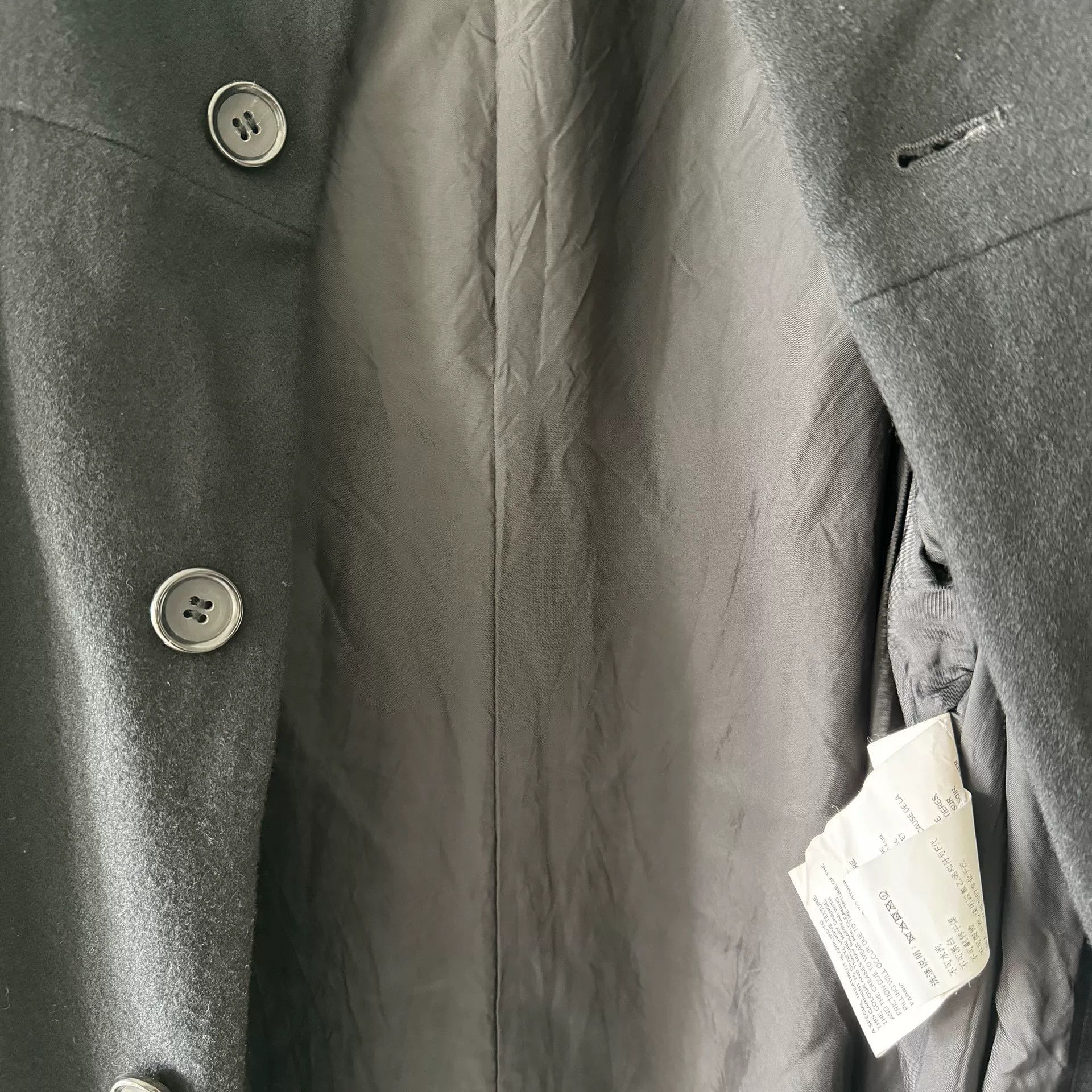 Comme des Garcons comme des garcons black wool coat xs Size US XS / EU 42 / 0 - 6 Thumbnail