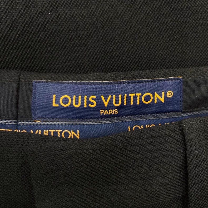Louis Vuitton LV Black Wool Straight Suit Pants Size US 30 / EU 46 - 5 Thumbnail