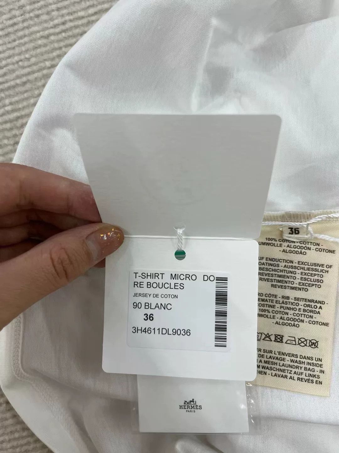 Hermes Hermes 2023 White Short Sleeve T-shirt Size US S / EU 44-46 / 1 - 4 Thumbnail