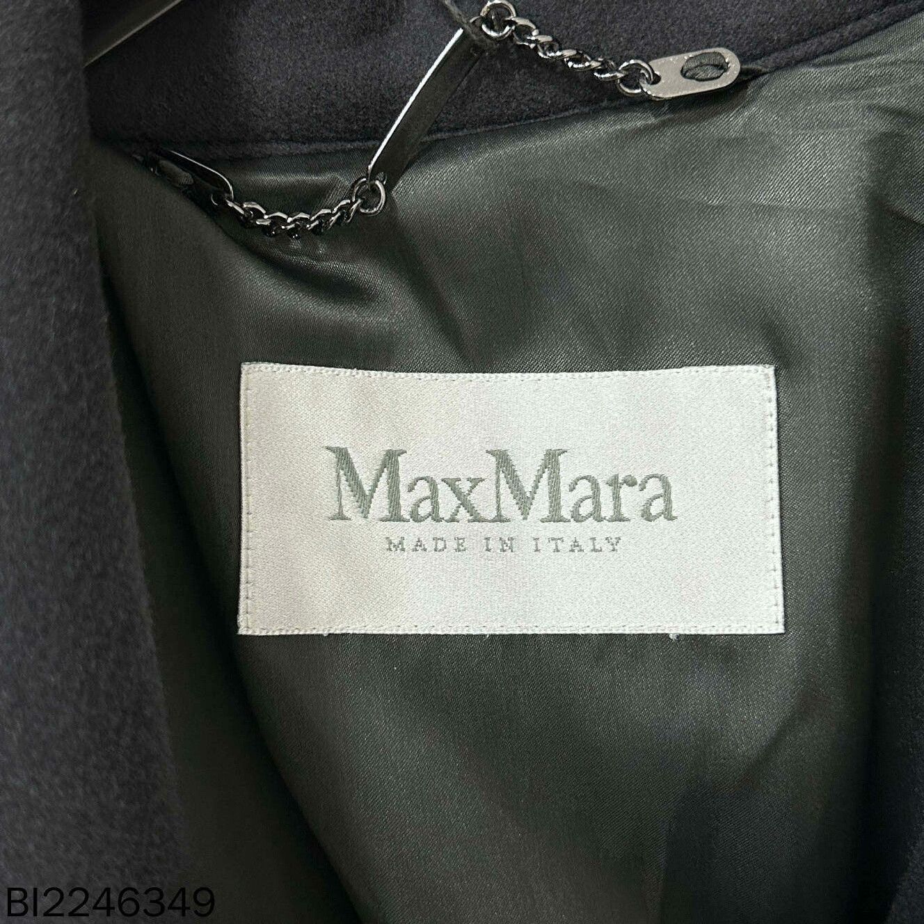 Max Mara black long cape coat with belt Size US S / EU 44-46 / 1 - 5 Thumbnail