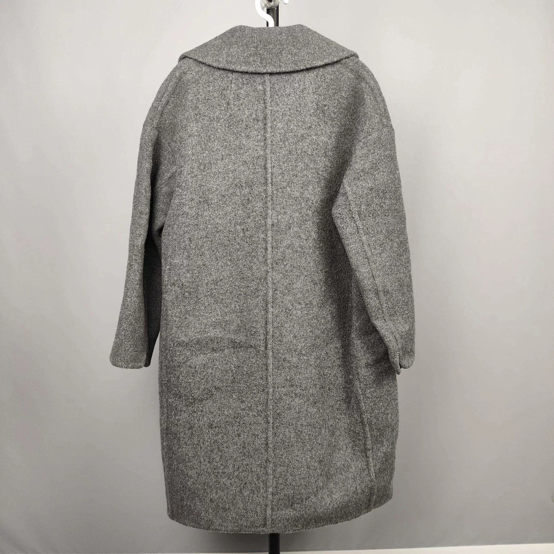 Max Mara MaxMara Wool Gray Coat Size US S / EU 44-46 / 1 - 2 Thumbnail