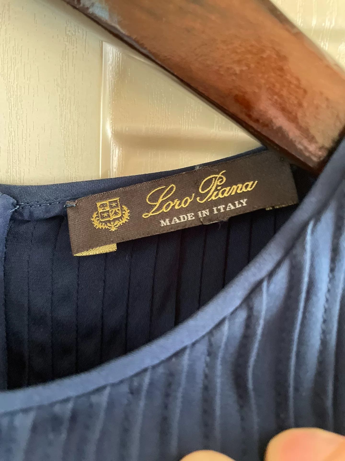 Loro Piana Loro Piana Silk Pleated Dress Size US L / EU 52-54 / 3 - 3 Thumbnail