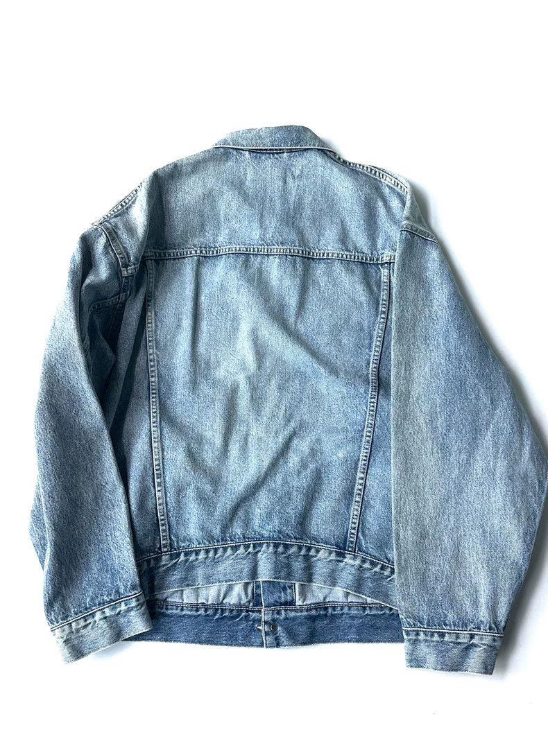 Balenciaga Balenciaga Embroidered Logo Denim Jacket Size US XS / EU 42 / 0 - 2 Thumbnail