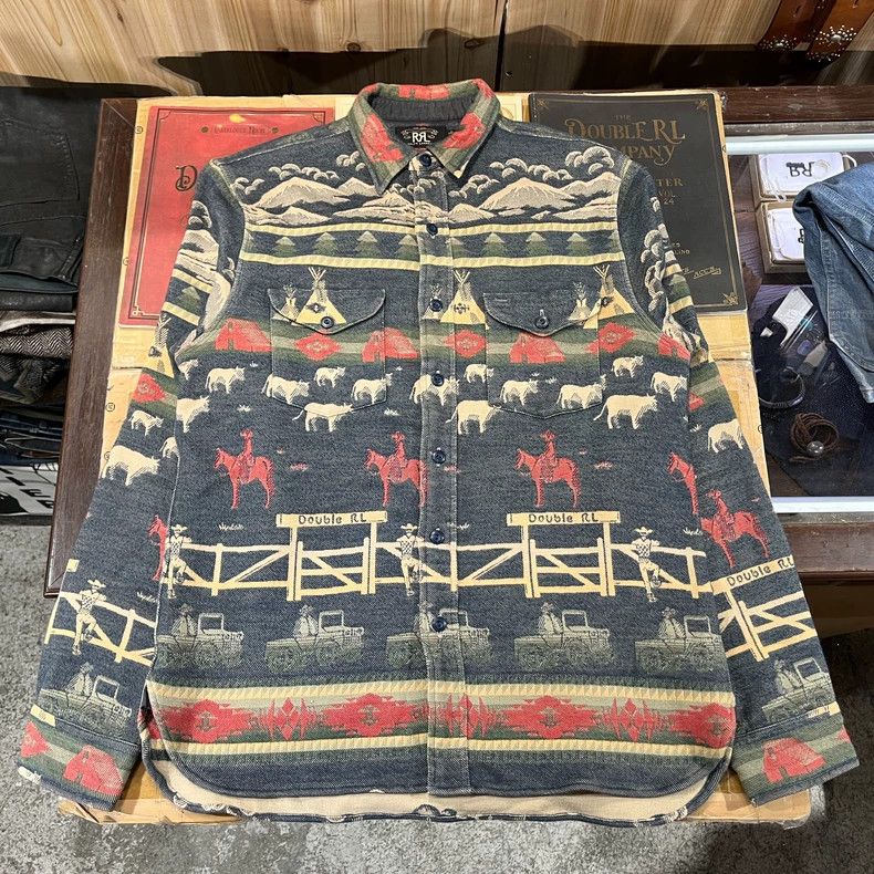 RRL Ralph Lauren RRL Southwest Ranch Long Sleeve Shirt Size US M / EU 48-50 / 2 - 3 Thumbnail