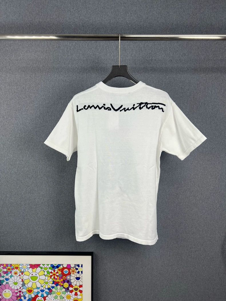 Louis Vuitton LOUIS VUITTON Cartoon Print Knit Tee Size US L / EU 52-54 / 3 - 2 Thumbnail