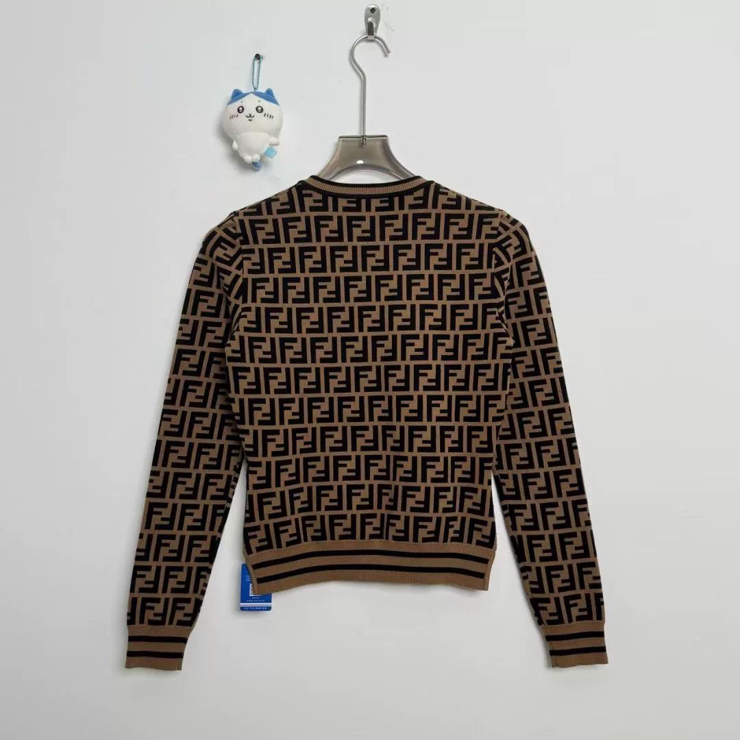 Fendi Fendi Logo Monogram Knit Sweater Size US M / EU 48-50 / 2 - 3 Thumbnail