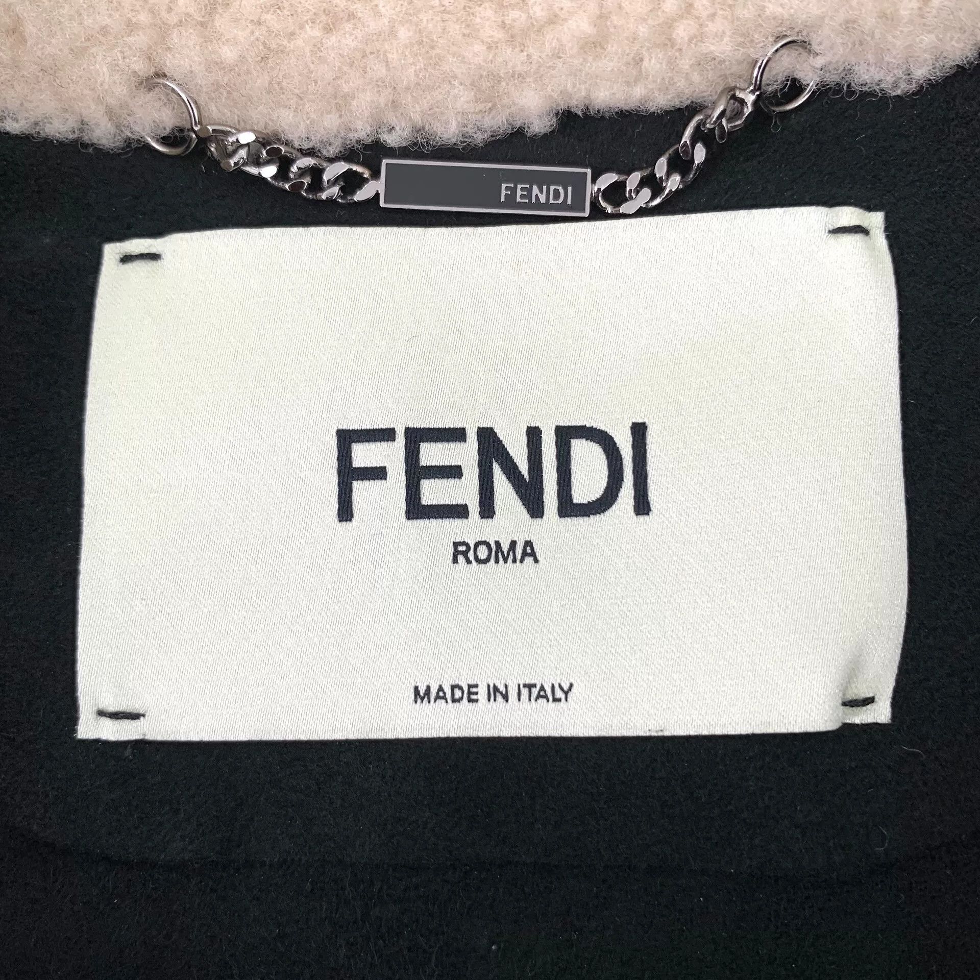 Fendi black furry monster zip jacket by fendi Size US M / EU 48-50 / 2 - 5 Thumbnail
