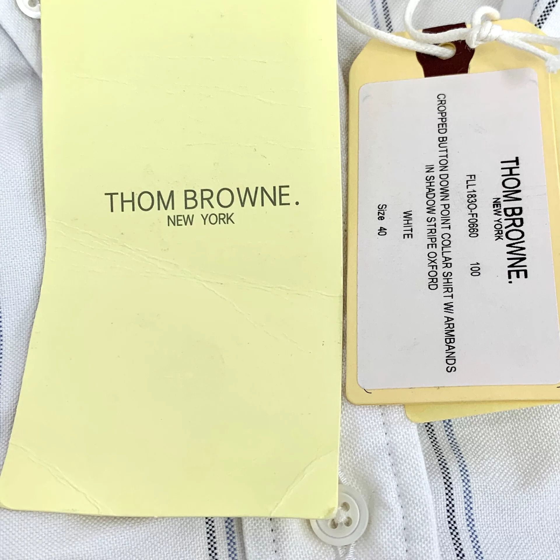 Thom Browne thom browne striped long sleeve shirt Size US M / EU 48-50 / 2 - 8 Thumbnail