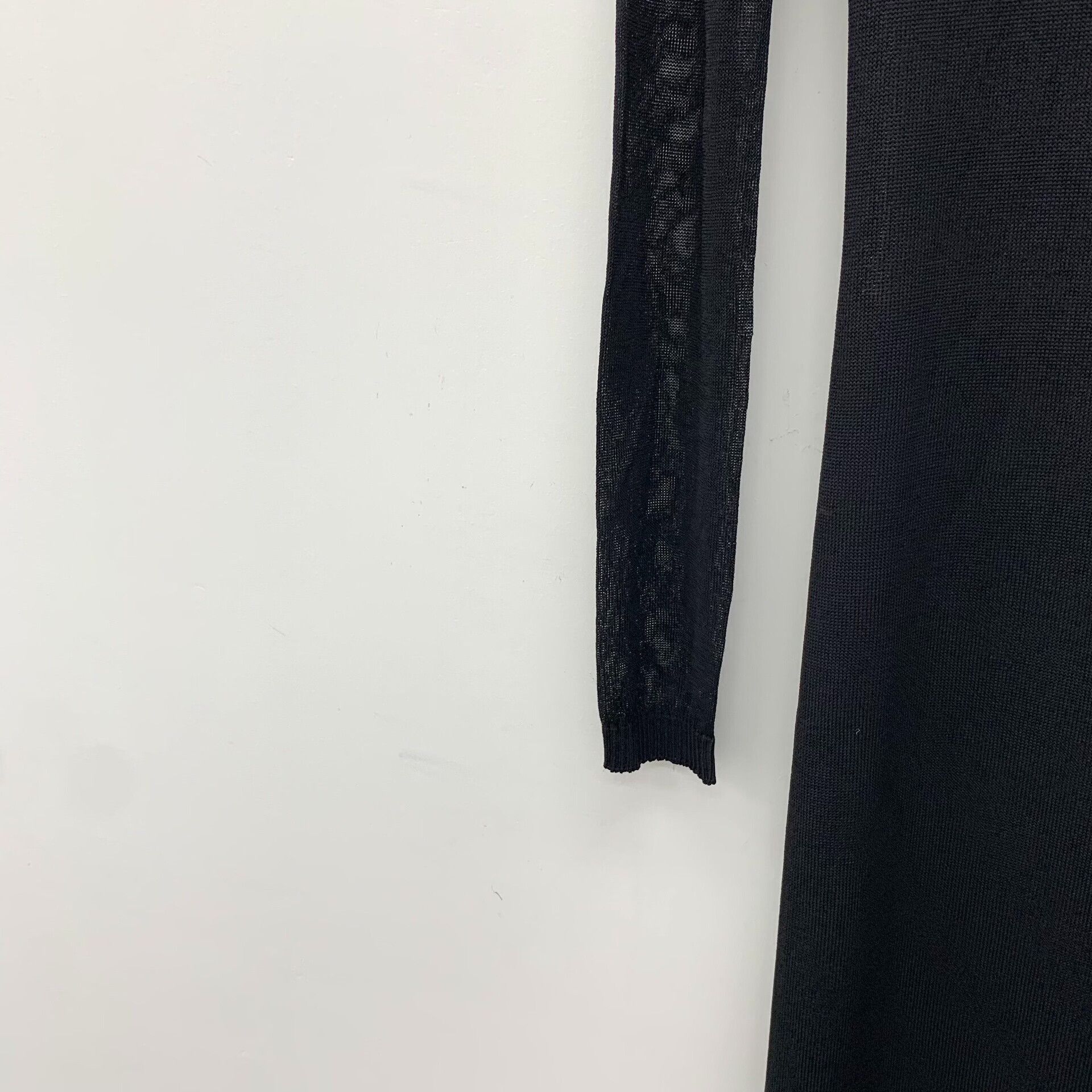 Max Mara black turtleneck long sleeve knit dress Size US XS / EU 42 / 0 - 4 Thumbnail