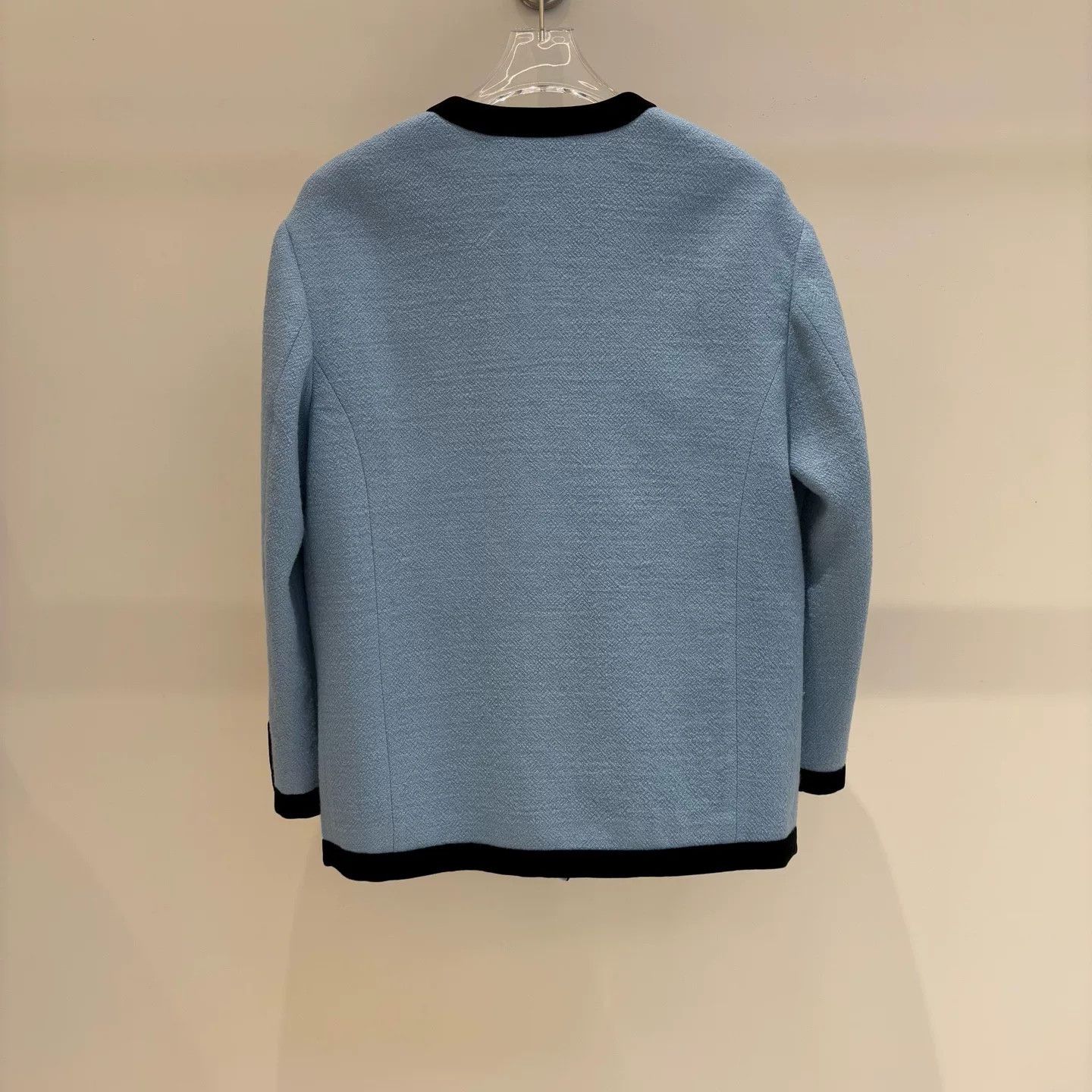 Miu Miu Miu Miu Blue Wool Cardigan Sweater Size US S / EU 44-46 / 1 - 2 Thumbnail