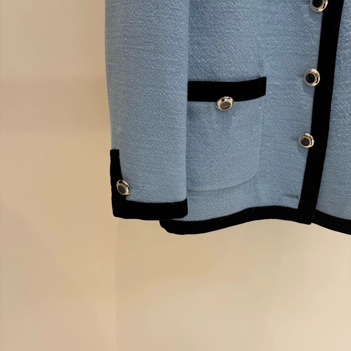 Miu Miu Miu Miu Blue Wool Cardigan Sweater Size US S / EU 44-46 / 1 - 5 Thumbnail