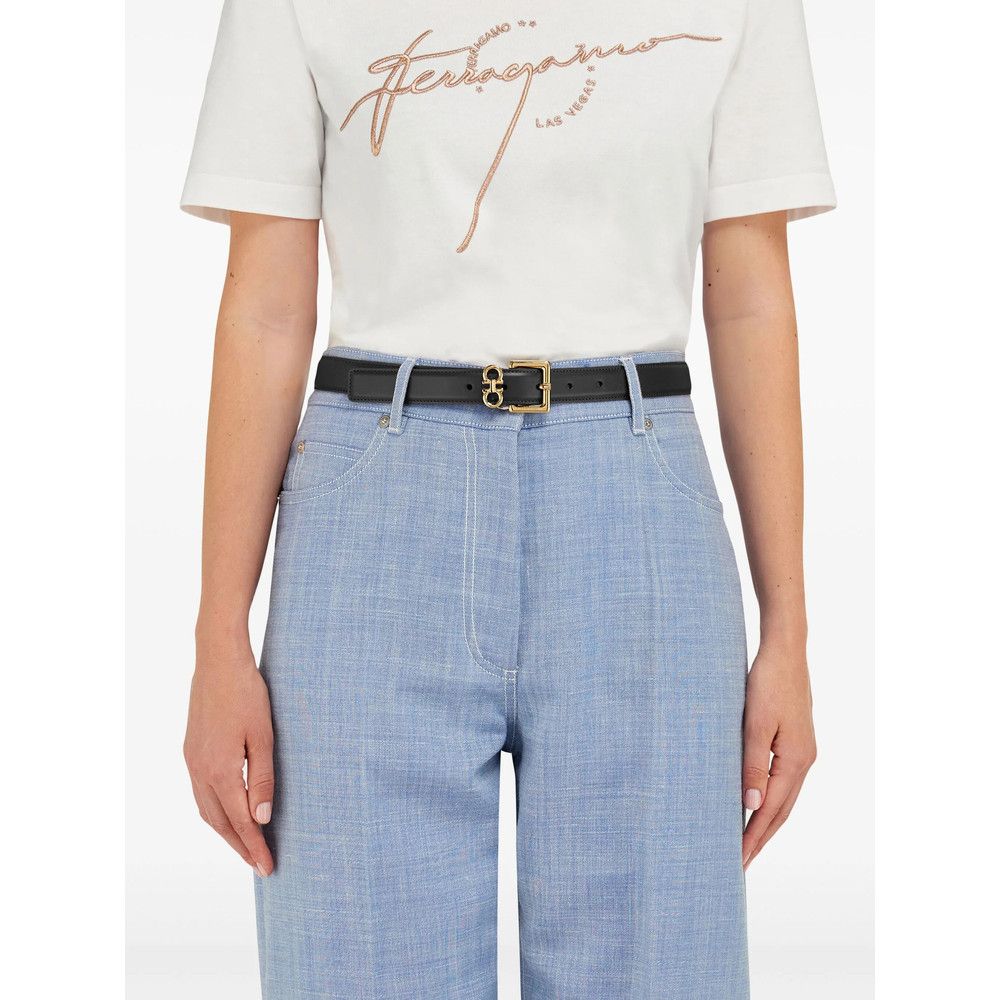 Salvatore Ferragamo Ferragamo BLACK Belts Size ONE SIZE - 2 Thumbnail