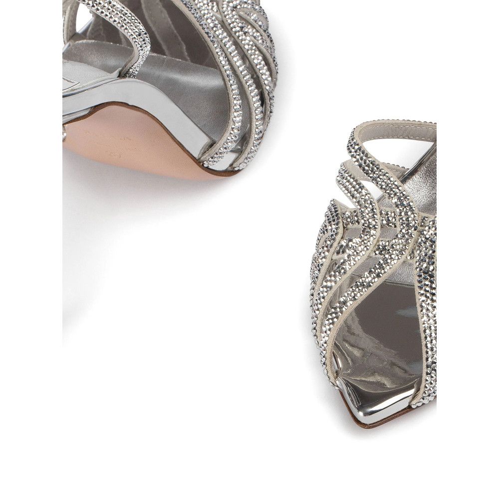 Le Silla Le Silla SILVER Slippers Size US 7 / IT 37 - 3 Thumbnail